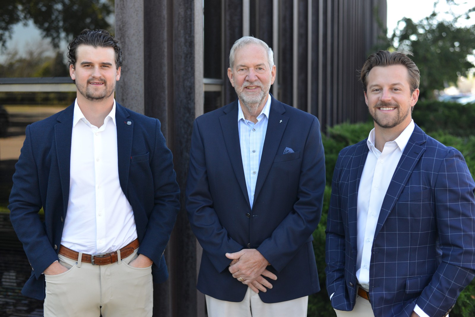 The Swan Wealth team outside the office